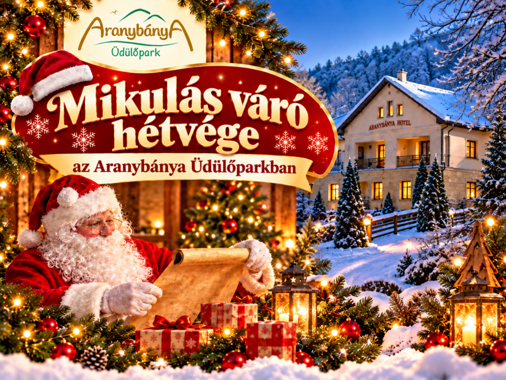 Mikulásváró hétvége Aranybánya Üdülőpark